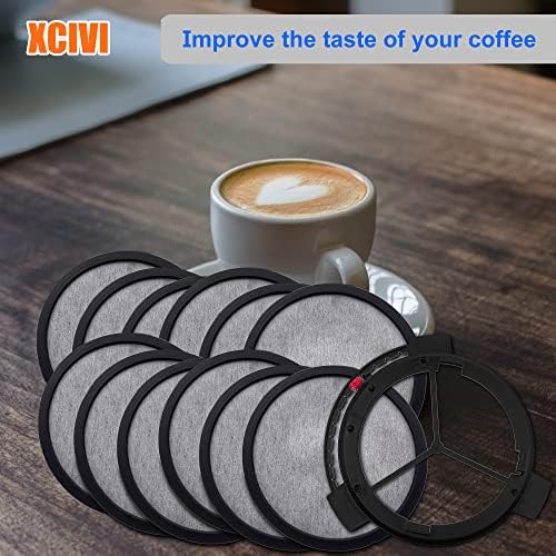 מכונת קפה מחליפה XCIVI דיסק סינון סינון מים עם מסגרת למכונת קפה של מר קפה, תואם DICS מסנן קפה תואם