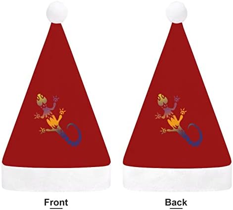 קעקוע שממית קטיפה חג המולד כובע שובב ונחמד סנטה כובעי עם קטיפה ברים ונוחות אוניית חג המולד קישוט