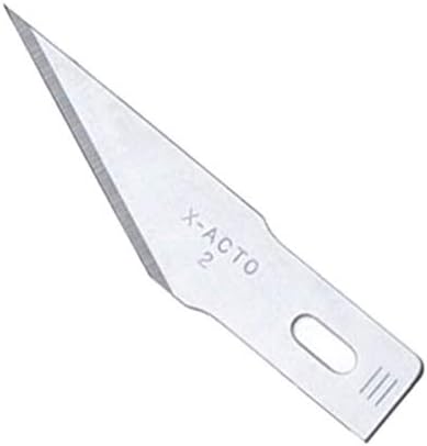 X-Acto X602 מס '2 להבי חבילה בתפזורת לסכיני X-Acto, 100/תיבה