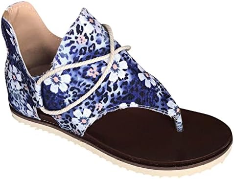 סנדלי נשים כפכפים אופנה סנדלים קיץ פלוס נעליים פרחוניות בוהו.