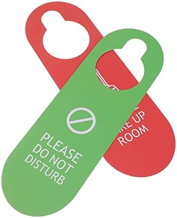 שלט קולב של דלתות נובובטי בבקשה אל תפריע לשלט ידית אנא הכין שלט חדר ציוד מלונות צדדי 2 יחידות