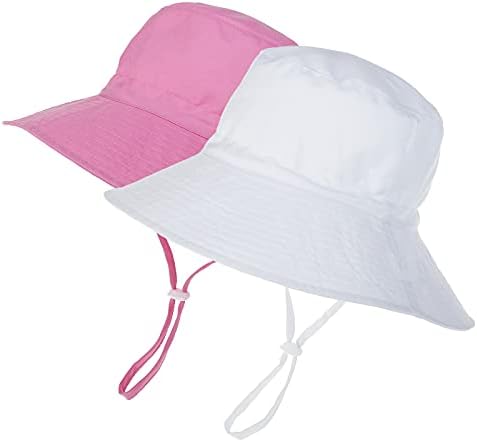 תינוק כובע שמש כובע ילדים קיץ upf 50+ כובע הגנה מפני השמש חוף כובע שוליים כובע דלי לתינוקות