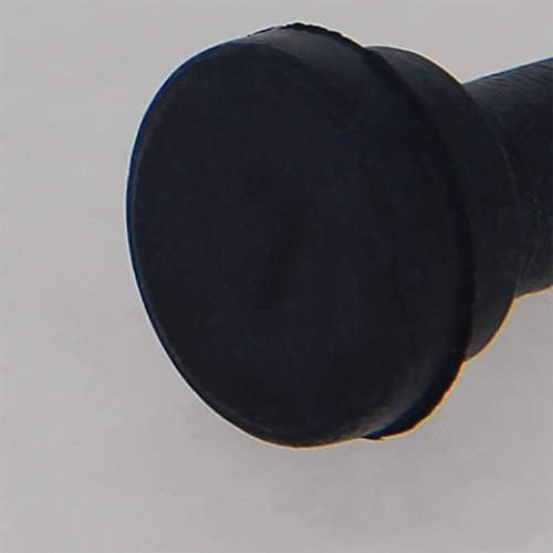 מוצק גומי פקקי 7 ממ קוטר חותם חור הכנס פקק שחור 3 יחידות