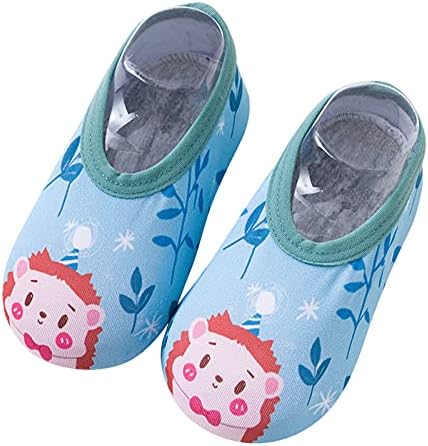 GSERGDK תינוקות ילדים בנות בנות הדפסים בעלי חיים מצוירים גרבי הרצפה גרביים אקווה יחפות נעליים ללא
