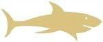 כריש מגזרת גמור עץ ימי דקור אוקיינוס חוף בית דלת קולב בצורת בד סגנון 1