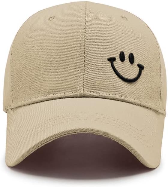 ג ' ין דומוג סמיילי פנים כובע נהג משאית כובעי מתכוונן חיוך בייסבול כובע קיץ הסטודנטיאלי י2 קארט כובע לנשים