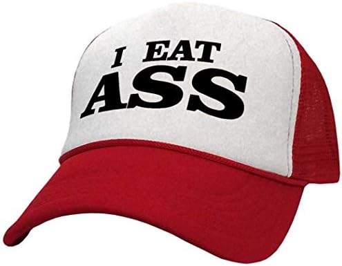 אני אוכל כובע נהג משאית בסגנון רטרו