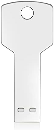 עיצוב מפתח מתכת של 16 ג'יגה -בייט כונן הבזק USB, מקל זיכרון בצורת מקש מתכת, Sliver USB 2.0