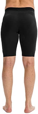 מכנסי דחיסה של CARGFM לגברים למכנסיים תחתונים קצרים של אימון אתלטי טייץ כדורסל מכנסיים קצרים של Baselayer
