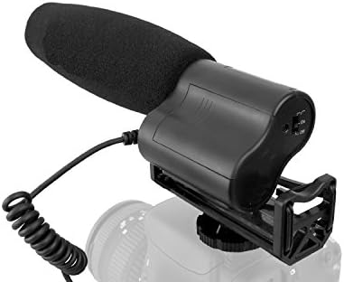 מיקרופון רגישות גבוהה עם שמשה קדמית ומאפ רוח חתול מתים עבור Sony Nex-FS700R