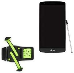 נרתיק עבור LG G4 - סרט זרוע FlexSport, סרט זרוע מתכוונן לאימון וריצה עבור LG G4 - Stark Green