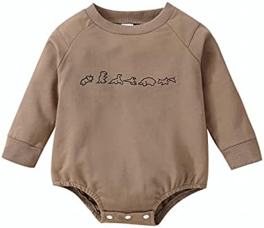 פרנביה ילד תינוקת צווארון סווטשירט רומפר סוודר סוודר סוודר עליון תינוק 3 6 12 18 חודשים בגדי חורף סתיו