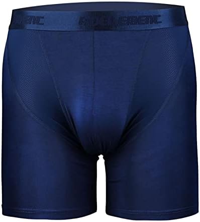 תחתונים של תחתוני BMISEGM גברים מפשעים חלקים חלקים מבריקים משיי אלסטי בתוספת גודל גודל תחתונים תחתונים של גברים