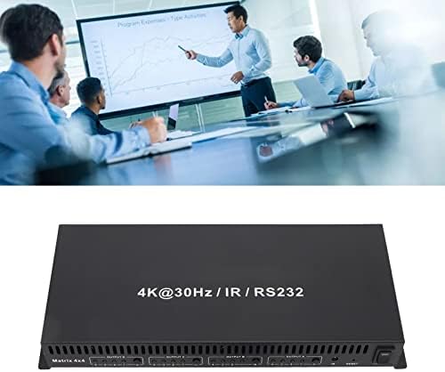 מפצל מטריקס של ממשק מולטימדיה HD, מתג מטריצת ממשק מולטימדיה HD, מתג מטריקס 4 ב -4 OUT, 4K 30Hz RS232 עבור PS3,
