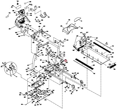מכונת כביסה של טפלון 12.2x18x1.0t 005212-A עובדות עם חילופי כושר הידרה חלקה חלקה על הליכון כושר AFG