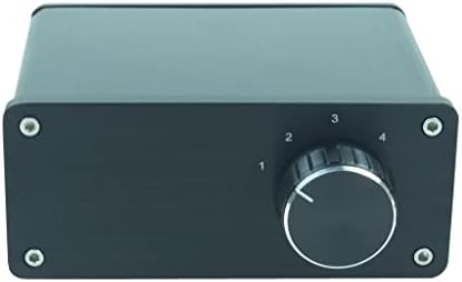 מתג איתות שמע Lukeo 4 קלט 1 Out Hifi Stereo RCA מתג Splitter Splitter Box