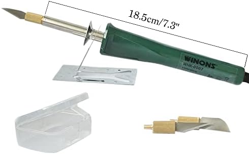 כלי חיתוך סכינים חמים של Winons, כלי חותך הפלסטיק של WHK0007 סכין חמה גם יעיל גם כחותך לוח