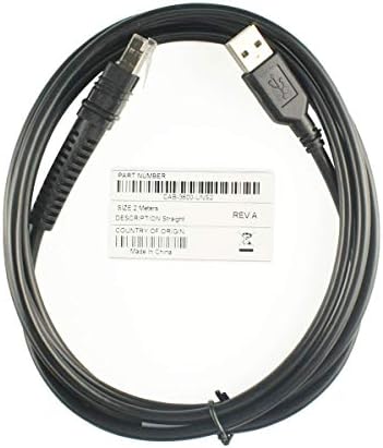 כבל USB לסמל מוטורולה LI3608 LI3678 DS3608 DS3678 סורק ברקוד USB סוג A