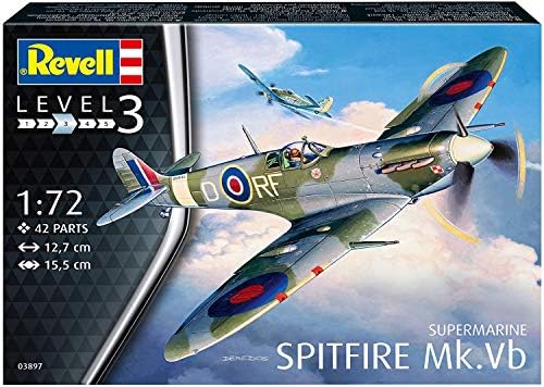 Revell 03897 Supermarine Spitfire Mk.VB 1:72 ערכת דגם פלסטיק בקנה מידה