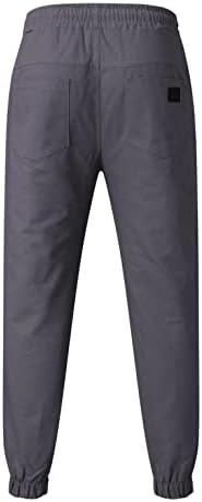 מכנסי טרנינג מזדמנים של NYYBW - מכנסי כושר מכנסי כושר בכושר רופף מכנסיים מכנסי מטען עם כיס