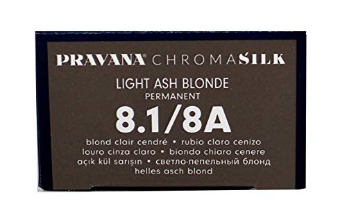 צבע שיער קרם כרומסילק פרוואנה עם משי וחלבון קרטין 8.1 בלונדינית אפר בהירה