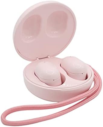 MasterBond ניידים אוזניות אלחוטיות ורודות, בלתי נראיות באוזן אלחוטי אוזניים עם מארז טעינה, תרמילי