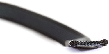 רצועת אחיזה סופר-אפור צבעונית ללא ידית, 0.55 ב- x 49.2 רגל, שחור-אפור