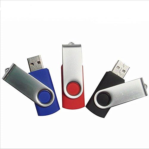 DHL 100 חבילה 8 גרם כונן הבזק USB 2.0 כונן פלאש זיכרון מסתובב מקל אגודל מקל אדום אדום