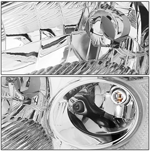 זוג של כרום דיור ברור פינת פנס הרכבה מנורות תואם עם הונדה סיוויק קופה / סדאן 01-03