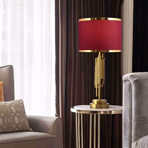 מנורת שולחן שולחן מנורה ליד המיטה החמה חתונה בחדר שינה חום ומנורת נדוניה אדומה חגיגית מנורת חיים ארוכה