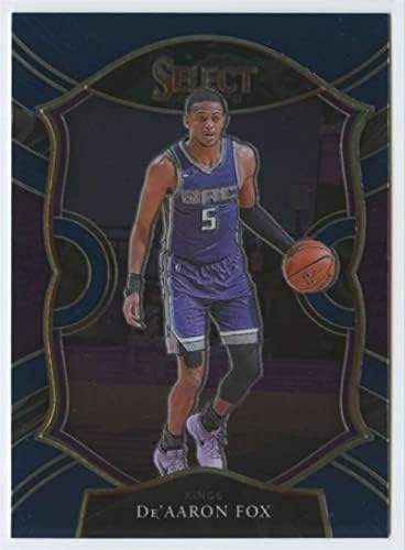 2020-21 Panini Select Blue 32 De'aaron Fox Consoration Sacramento Kings NBA כרטיס מסחר בכדורסל