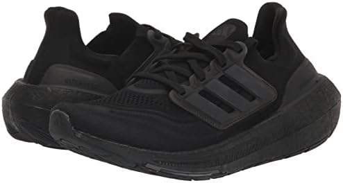 נעלי ריצה קלות של אדידס לגברים של אדידס שחור/שחור/שחור 9
