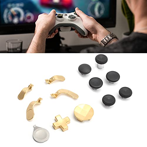 חלקי החלפה של בקר, החלפת GamePad Swepticks Pades החלפת אביזר ל- Xbox One Elite Series 2 Controller Metal+Silicone