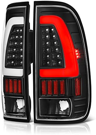 Vipmotoz צינור ניאון LED זנב LED מכלול מנורת תאורה לשנים 1997-2003 פורד F150 & 1999-2007 פורד סופרדוטי F250 F350