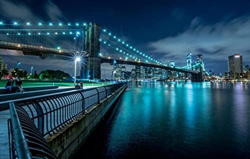 Lhjoysp פאזל 500 חתיכת גשר סיטי פארק ניו יורק ניו יורק 52x38 סמ