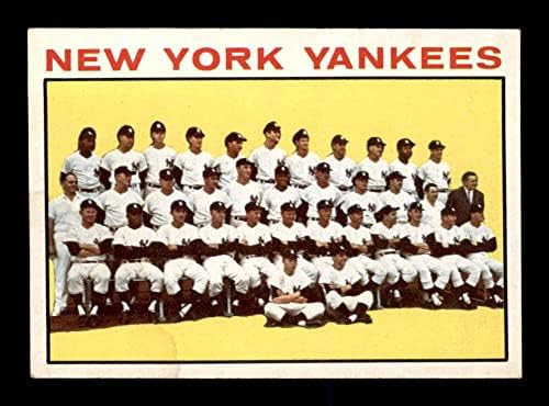 433 ניו יורק יאנקיז TC - 1964 כרטיסי בייסבול של טופס מדורגים EXMT - כרטיסי וינטג 'עם חתימות בייסבול