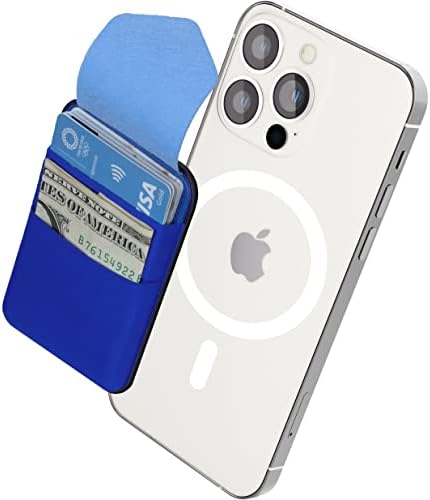 Magkota מבד נמתח ארנק Magsafe מחזיק בקלות 5 קלפים, תואם לסדרת iPhone 13 & iPhone 12, מחזיק