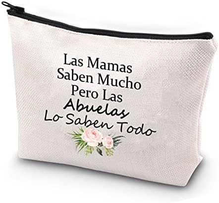 ג 'יטאפ אבואלה מתנות בספרדית תיק קוסמטיקה ריג' לוס פארה אבואלה ספרדית סבתא מתנה לאס מאמאס סבן