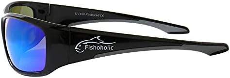 Fishoholic - bifocal - קורא - דו -פוקאלי x1.5 x2.0 x2.5 הגדות - משקפי שמש דיג מקוטבים - UV400 - מתנת דיג