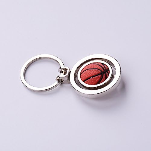 מחזיק מפתחות כדורסל מסתובב לבנים בנות חידוש מתנות חובבי כדורסל לנשים אביזרי כדורסל לגברים לחברי צוות