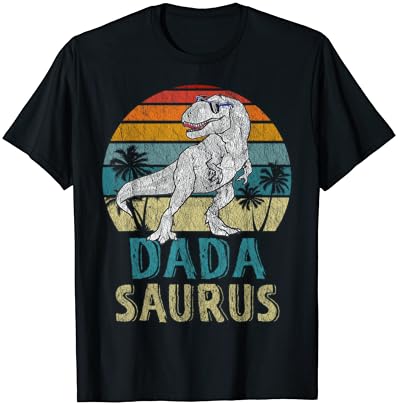 דאדאסאורוס טי רקס דינוזאור דאדא סאורוס משפחה התאמת חולצה