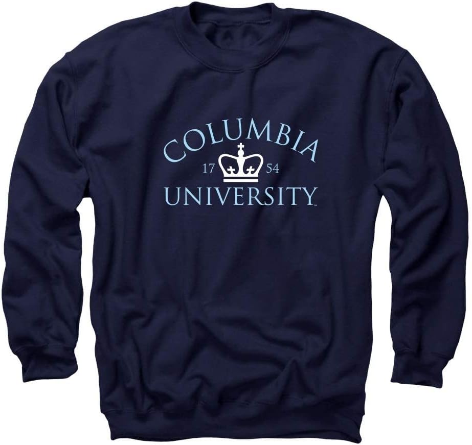 אוניברסיטת ברנסמית 'קולומביה קלאסית סווטשירט צווארון קלאסי עם לוגו כתר
