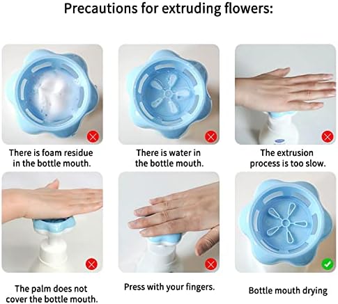 פרח צורת סבון פרח קצף יד מתקן לסבון פרח חותמת לילדים