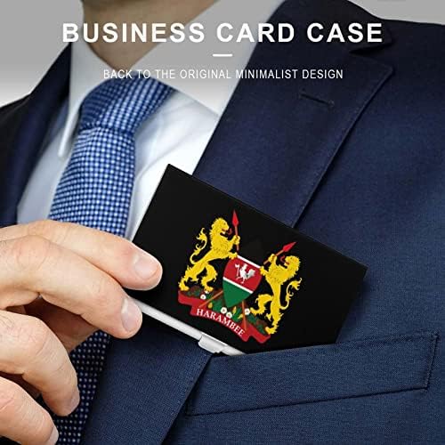 קניה מעיל של זרוע כרטיס ביקור מחזיק רזה כרטיס ביקור ארנקים כרטיס אשראי מזהה מקרה עם הדפסת דפוס עבור