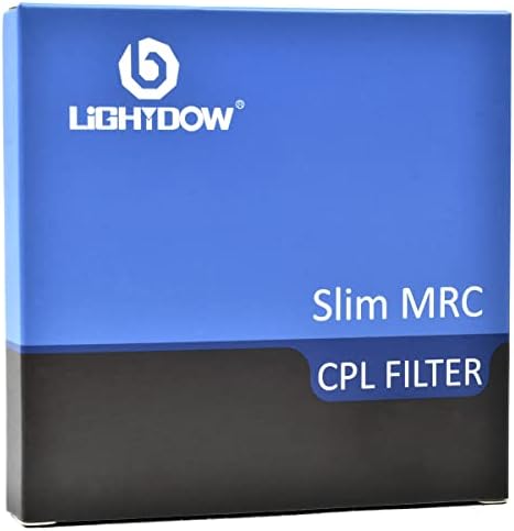 LightDow MRC מקטף מעגלי CPL עדשות מסנן שוט זכוכית אופטית דק דק דק עם מסנני קיטוב מעגליים מרובי-מצופים