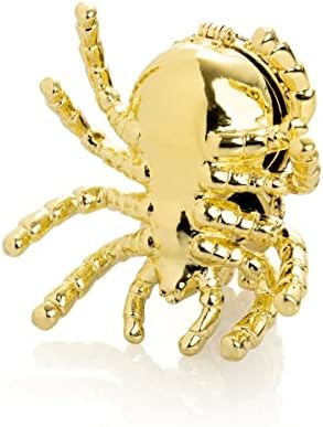 קרן קופל זהב ושחור טראנטולה עכביש פברג 'קופסת תכשיטים מעוצבת
