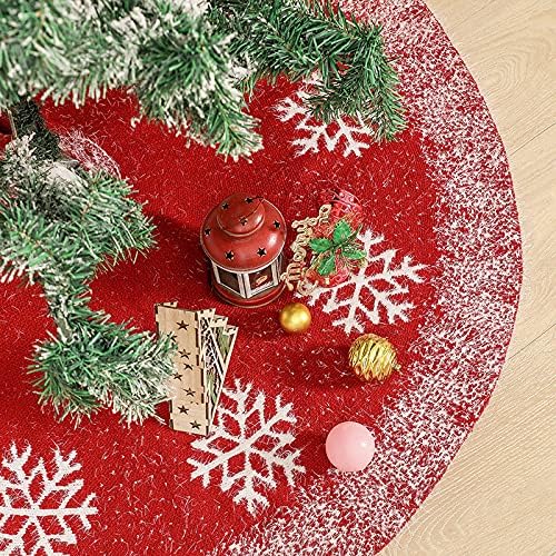 שטיח קטן לקישוט הכיתה למסיבת חג מולד שמח עץ חג המולד עץ עץ חג המולד חצאית קטיפה תפאורה ביתית וורודה זריקה