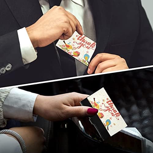 הודיה עסקים כרטיס מחזיק עבור נשים גברים עסקים כרטיס בעל מקרה עם עור אשראי כרטיס אישי כרטיס מזהה