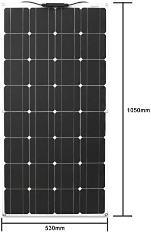 ערכת צרור פאנלים סולאריים של קזנהודס 12 וולט 200 וואט מודול יעילות גבוהה מטען כוח פולטואלקטרוני לקרוואנים,