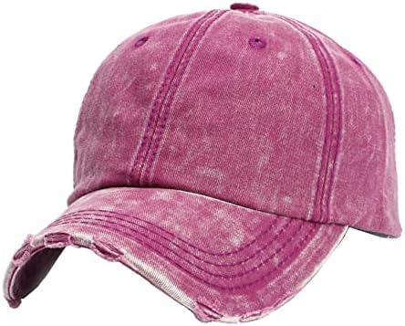 גברים נשים כובעי קרע במצוקה ג ' ינס בייסבול כובעי רטרו שטף מתכוונן בלתי מובנה סטרפבק היפ הופ אבא כובע